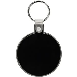 Circle Soft Plastic Keychains