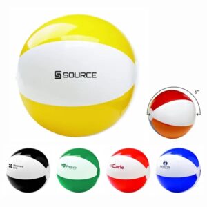 6" Two-Tone Beach Ball