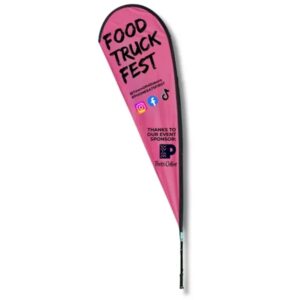 Wing Banner 5 ft. with Spike Base