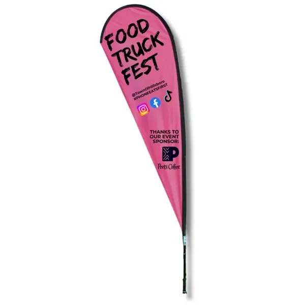 Wing Banner 5 ft. with Spike Base