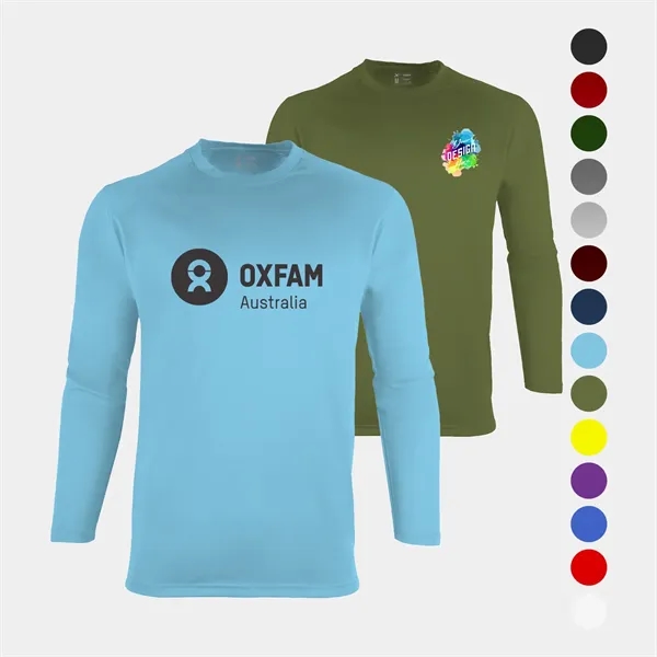 Men's Long Sleeve Performance Crew Neck T-Shirt