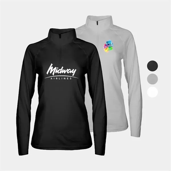 Velvet Jersey Women's Moisture Wicking 1/4 Zip Pullover