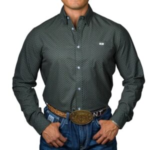 Ferrell Long Sleeve Button- Men's