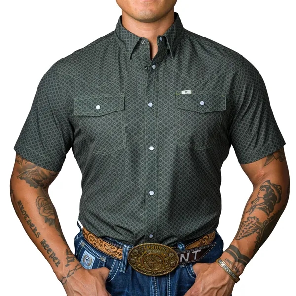 Ferrell Printed Short Sleeve Snap - Men's