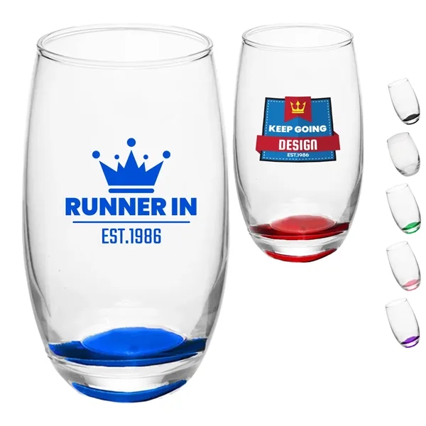 15 oz. Mikonos Clear Stemless Glasses