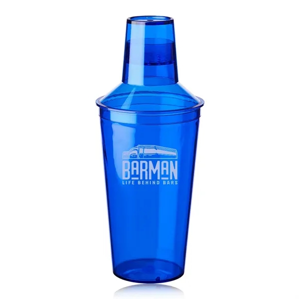 Camden 17 oz. Plastic Cocktail Shaker Bottles