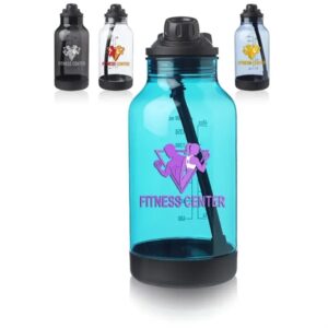 64 oz. Plastic Sports Bottle with Capacity Markings