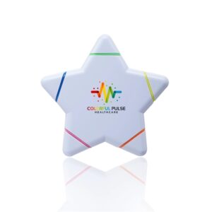 Star Shaped 5 Color Highlighter