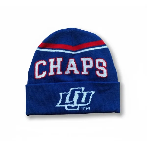Made in the USA Custom Knit Beanie with Roll Cuff