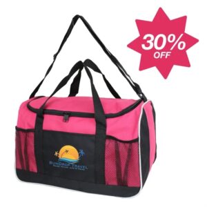 30% OFF - Rose Pink Sport Duffel Bag