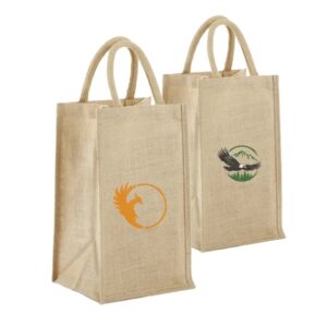 Jute Tote with Long Web Handles