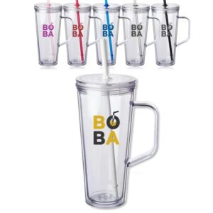 24 oz. Tilden Plastic Tumbler with Handle
