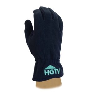 Fleece Gloves with Direct Embroidery
