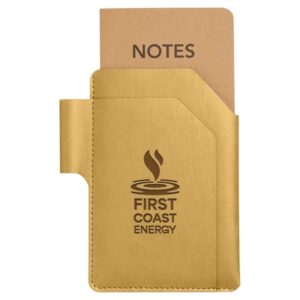 Harriton Recycled PU Ground Jotter Notebook and Cover