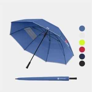 Weatherman® 100% Recycled 66 inch arc UPF 50+ Golf Umbrella