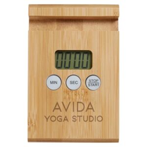 Home andamp; Table Bamboo Timer andamp; Stand