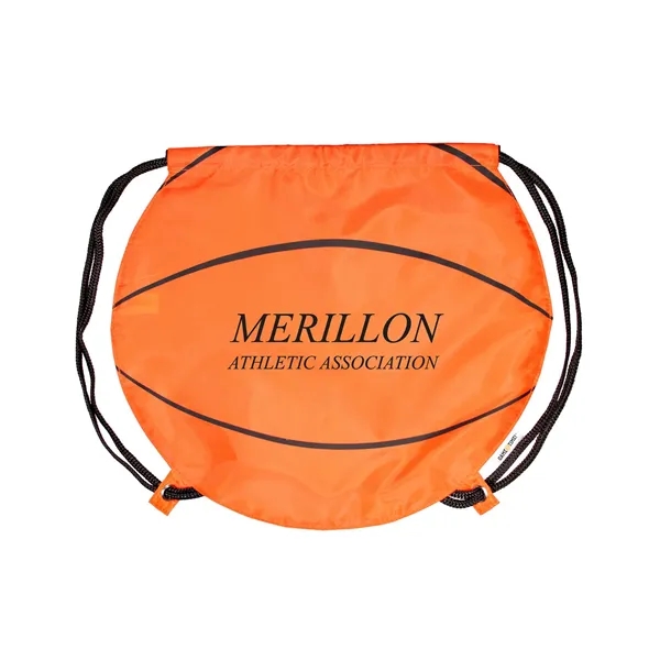 Game Time! Basketball Drawstring Bag