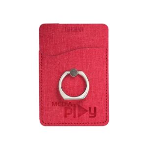 Leeman RFID Pocket With Metal Ring Phone Stand