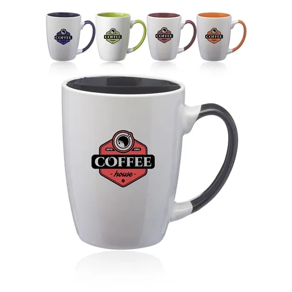 12 oz. Java Two-Tone Personalized Coffee Mug