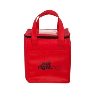 Non-Woven Cubic Lunch Cooler Bag With ID Slot