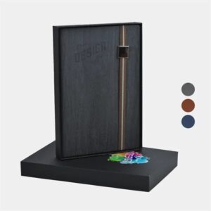 TiTUS® PU A5 Executive Notebook - Elastic Band andamp; Gift Box
