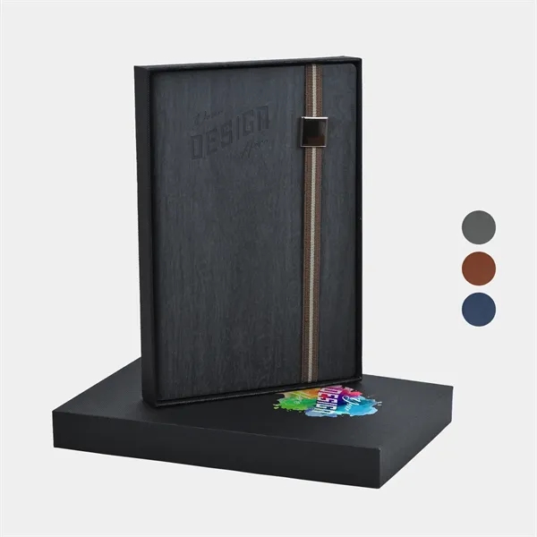 TiTUS® PU A5 Executive Notebook - Elastic Band andamp; Gift Box