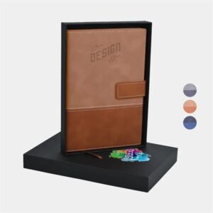 TiTUS® A5 Velveteen Notebook - PU Buckle,Bookmark andamp; Gift Box
