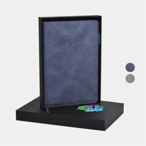 TiTUS® PU Leather A5 Notebook with Bookmark andamp; Gift Box