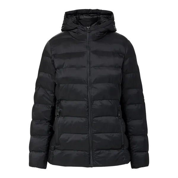Weatherproof® Ladies Water-Resistant Puffer Jacket with Hood