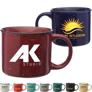 13 Oz. Speckled Campfire Two Tone Coffee Ceramic Mug