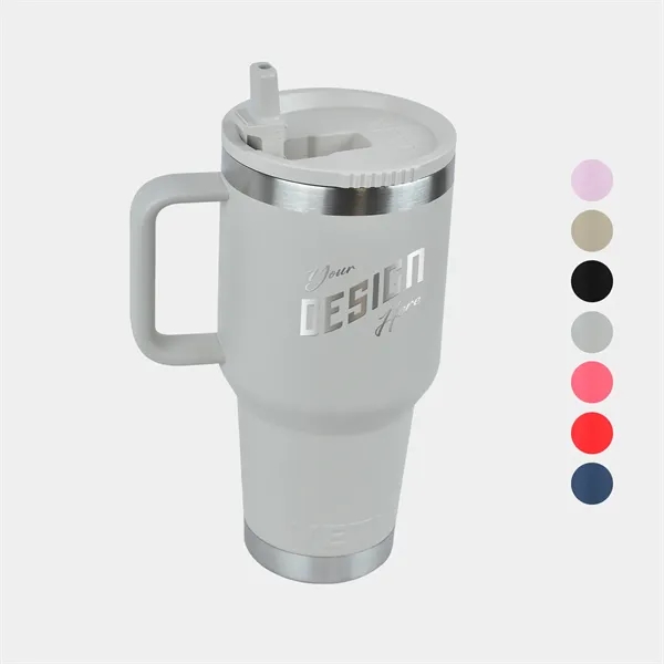YETI® Rambler® Stainless Insulated 30 oz Travel Straw Mug