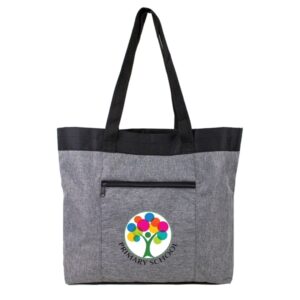 Heather Gray Open Tote