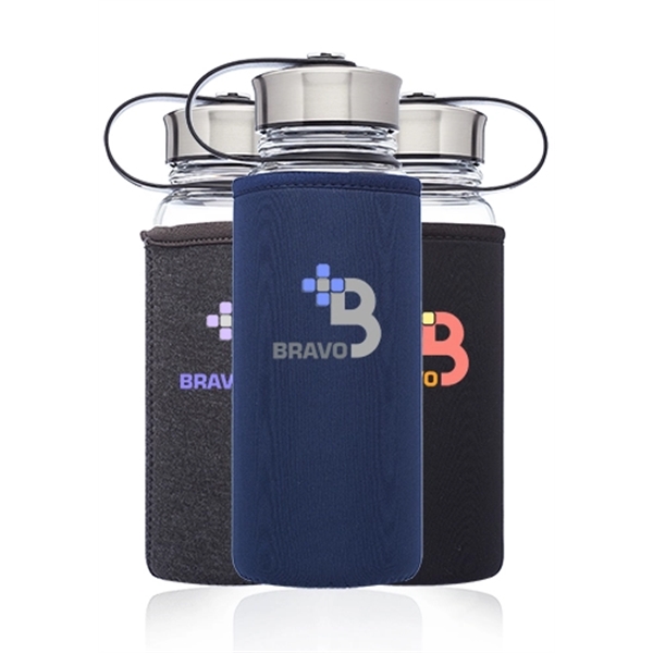 25 oz. Kangaroo Glass Bottles in Neoprene Pouch