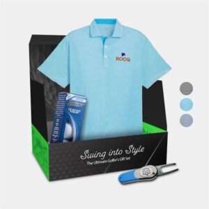PUMA® Pique Polo, Srixon® Golf Balls andamp; Divot Tool Gift Set