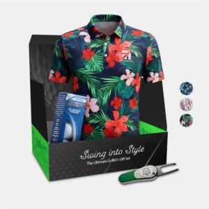 YATTA® Blossom Polo, Srixon® Golf Ball andamp; Divot Tool Gift Set