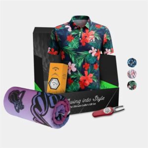 YATTA® Polo, Towel, Srixon® Golf Ball andamp; Divot Tool Gift Set