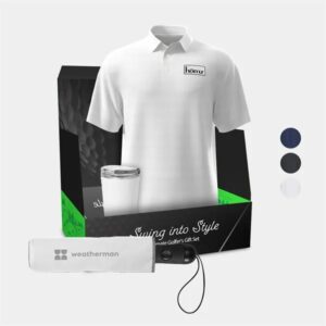 20oz SWIG® Golf Bottle, PGA TOUR Polo andamp; Umbrella Gift Set