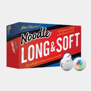 TaylorMade Noodle Long andamp; Soft Golf Ball with Custom Imprints