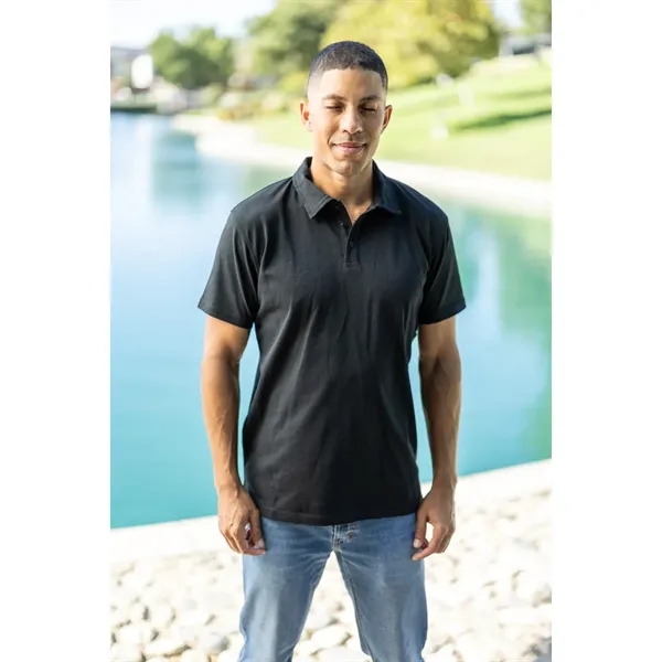 TERRA THREAD® Men's Cotton Polo Shirt GOTS andamp; Fair Trade