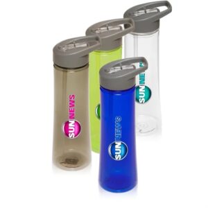 22 oz. Plastic Sports Water Bottle with Drink Spout