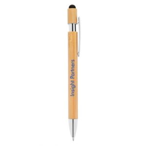Bamboo Retractable Stylus Pen