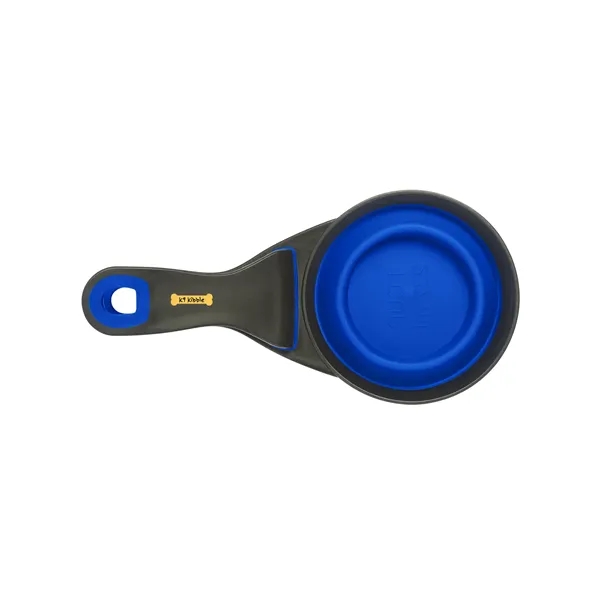 Collapsible Pet Food Scoop andamp; Clip
