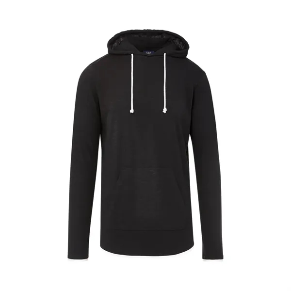 Miles Slub Hooded Tee With Curved Hem