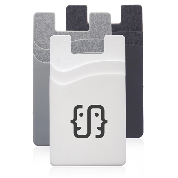 Montego Dual Pocket Silicone Phone Wallet