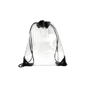 Clear Drawstring Cinch Bag