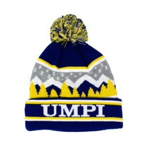 Knit Beanie with Cuff andamp; Pom Pom
