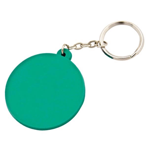 Soft PVC Key Tag 2D on 1 side; Up to 2.75" diameter