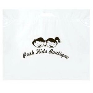 Die Cut Fold-Over Reinforced Plastic Bag - Flexo Ink