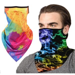 Full Color Neck Gaiter Face Bandana mask w/ Ear Loop