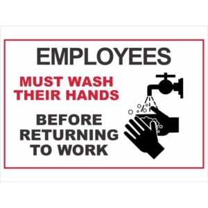 18" x 24" Plastic Sign
